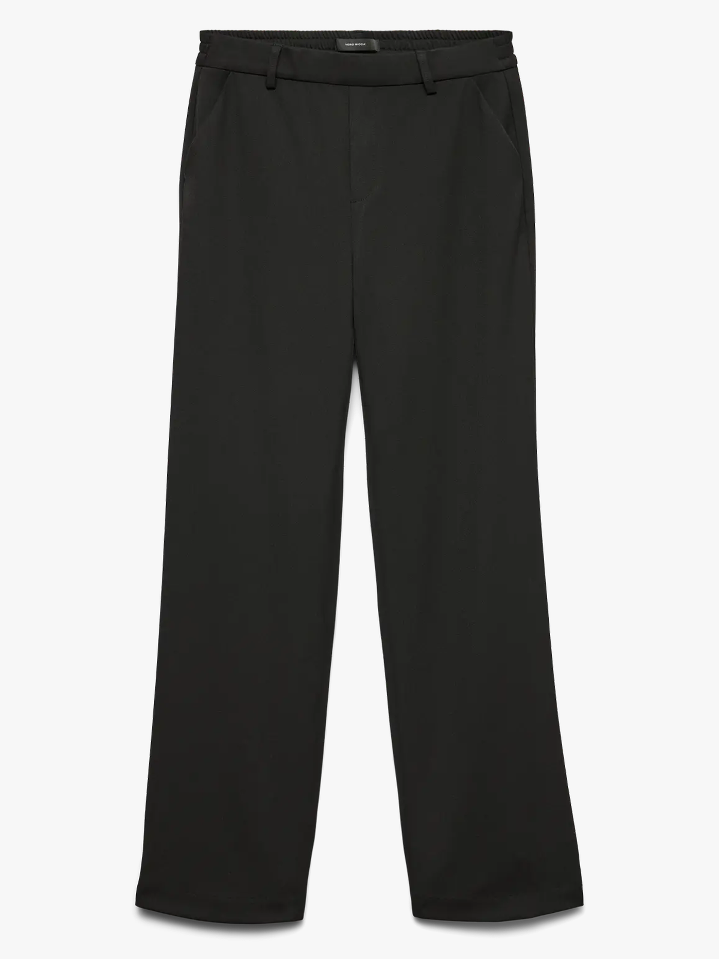 Maya Mid Waist Straight Solid Pant