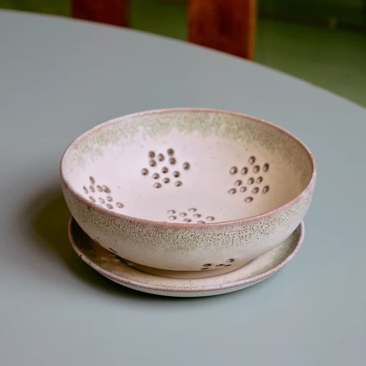 HKliving - 70's Schalen Curry, 21,7 x 21 cm, mist (2er-Set)