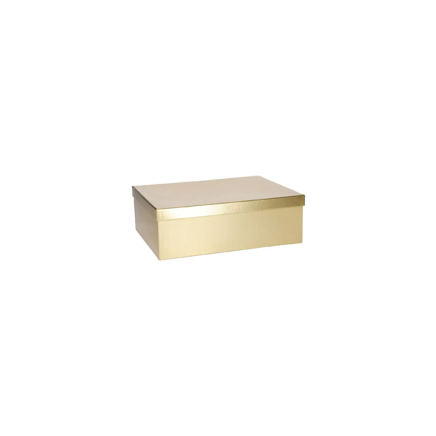 Geschenkkarton Metallic, gold, 12 x 9 cm