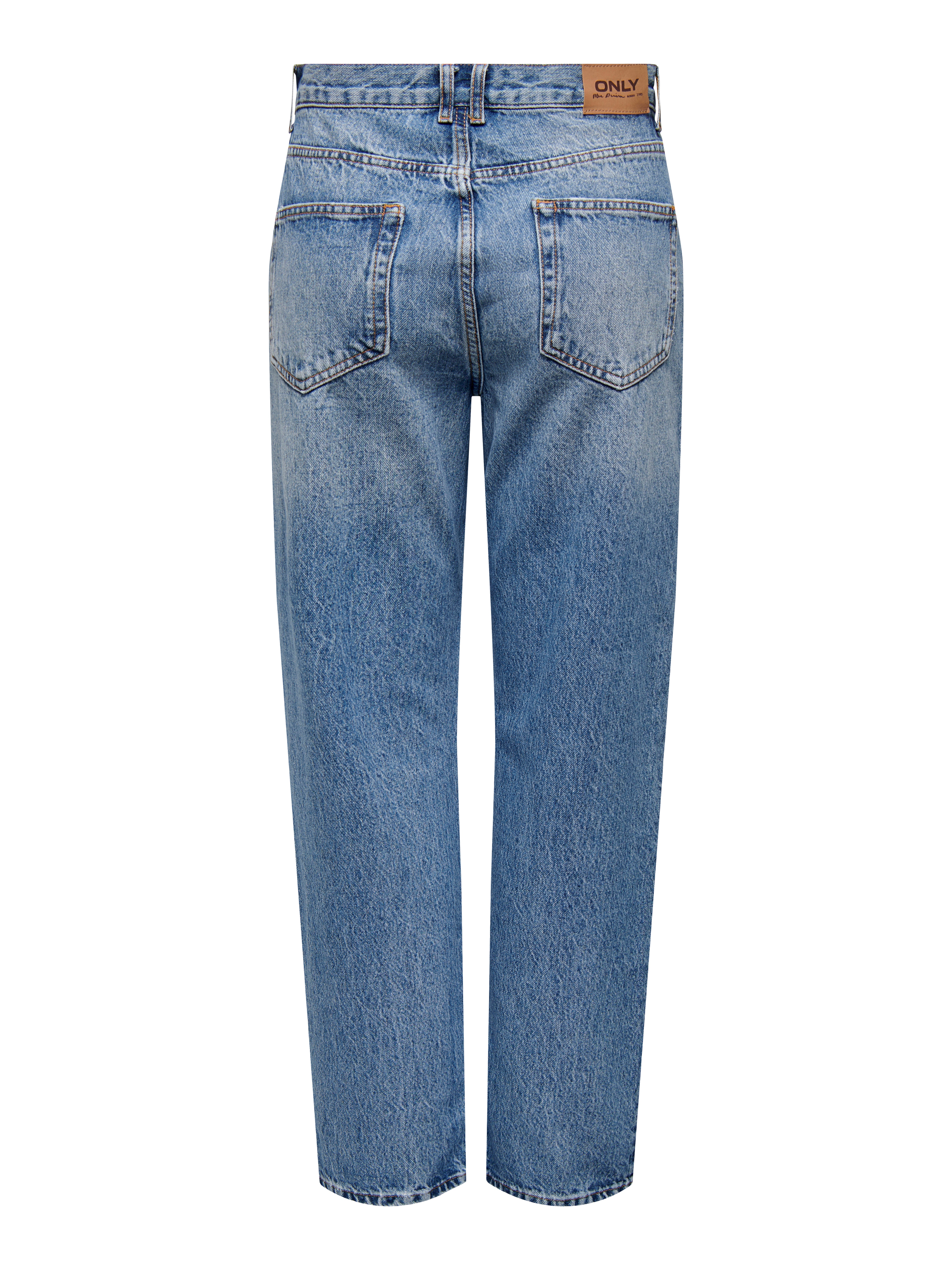 ONLROBYN Hohe Taille Gerade geschnitten Jeans Medium Blue Denim