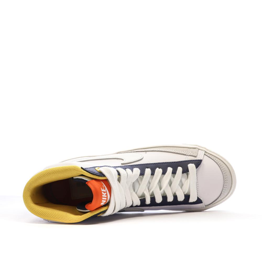 Nike Baskets Blanche/Marine Garçon Nike Blazer Mid '77