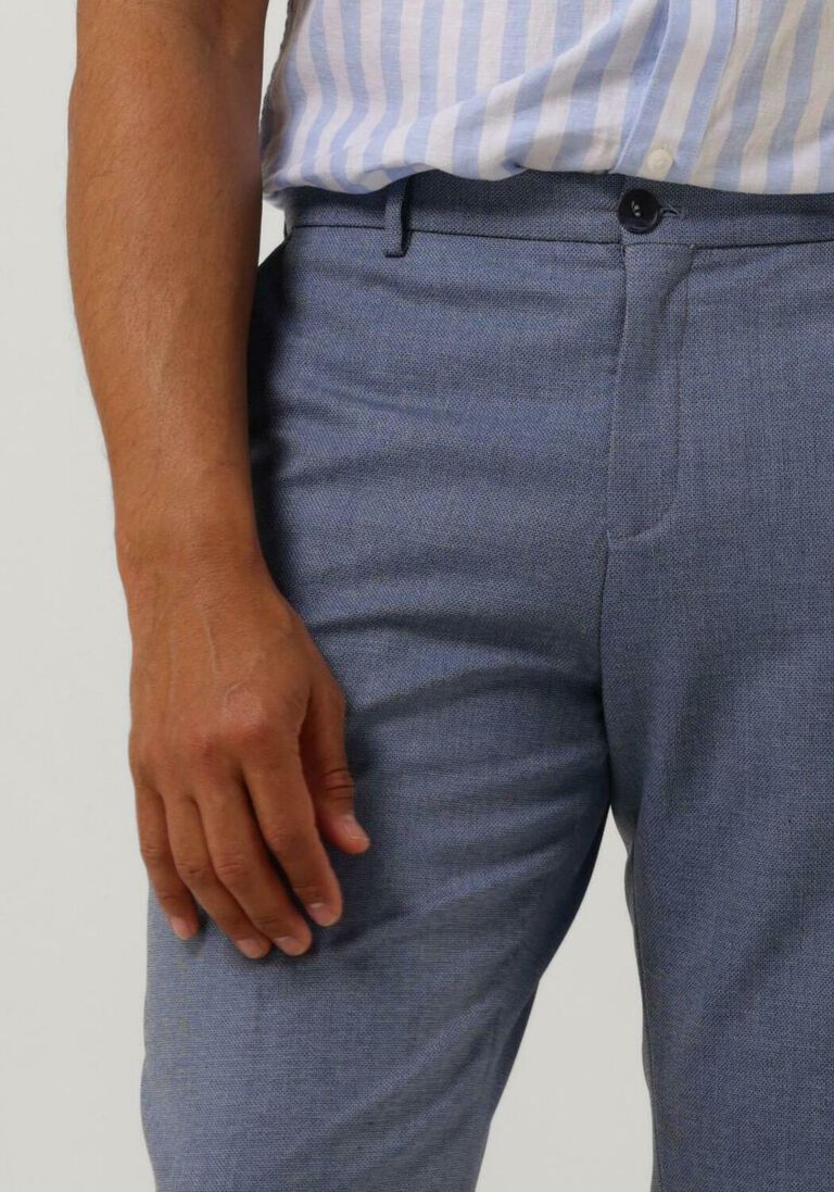SELECTED HOMME lichtblauwe selected homme pantalon slhslim-timeliam lt blu struc trs flex b