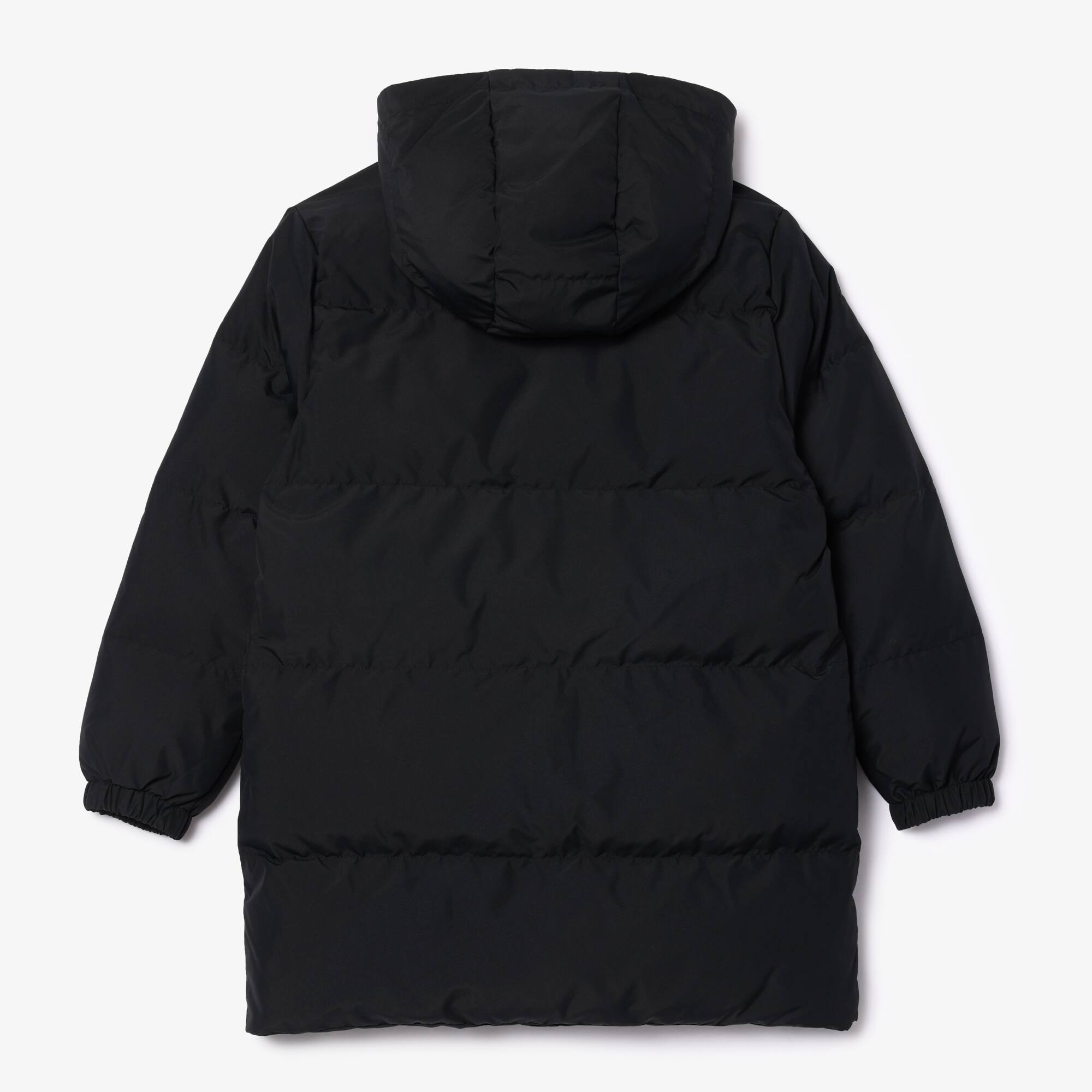 Lange recycelte Puffer-Jacke Jacken & Mäntel - Schwarz - Lacoste - Kinder