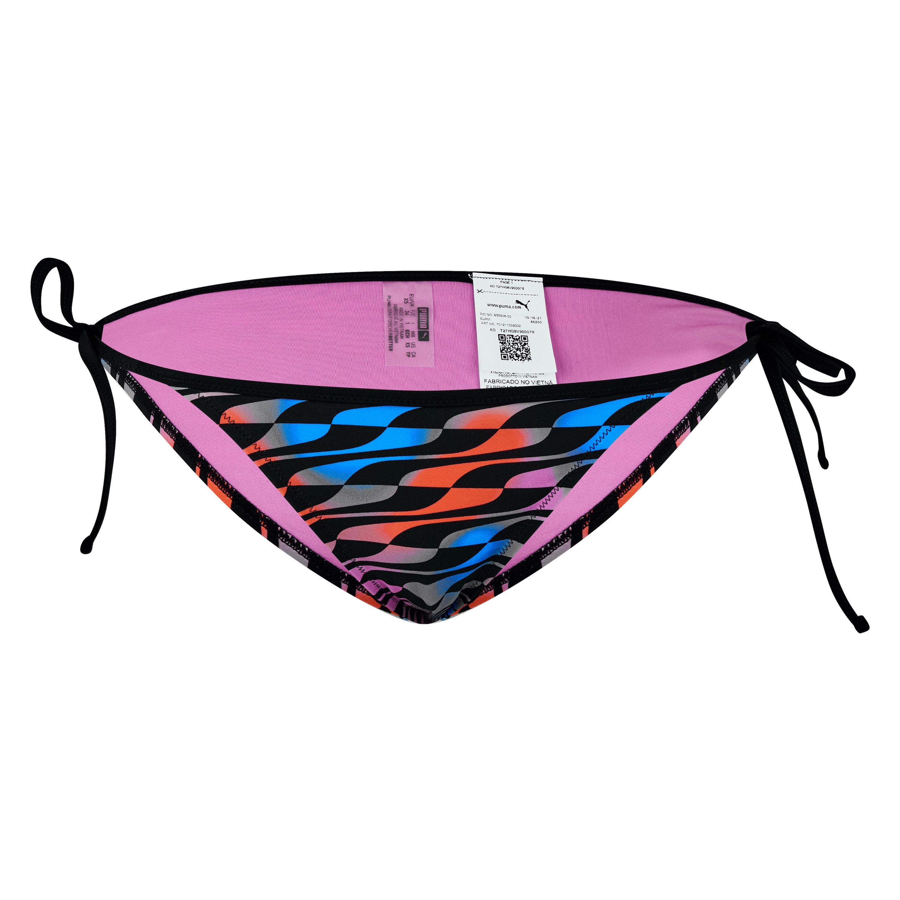 Puma Swimming Foreswim Side Tie Bikini Bottoms Womens