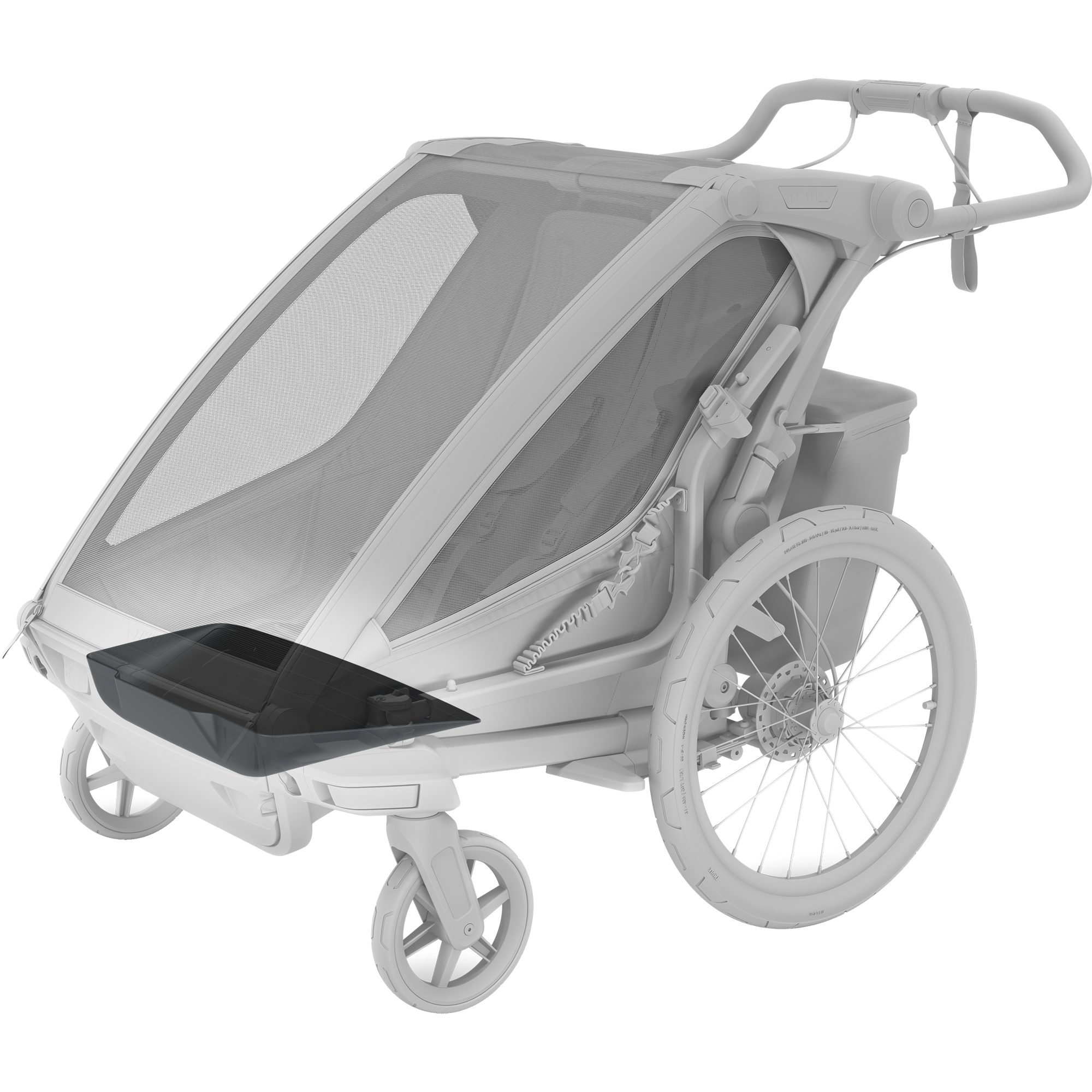 Thule Chariot Floor Mat Double für Chariot Sport 2 Double und Chariot Cross 2 Double Fahrradanhänger