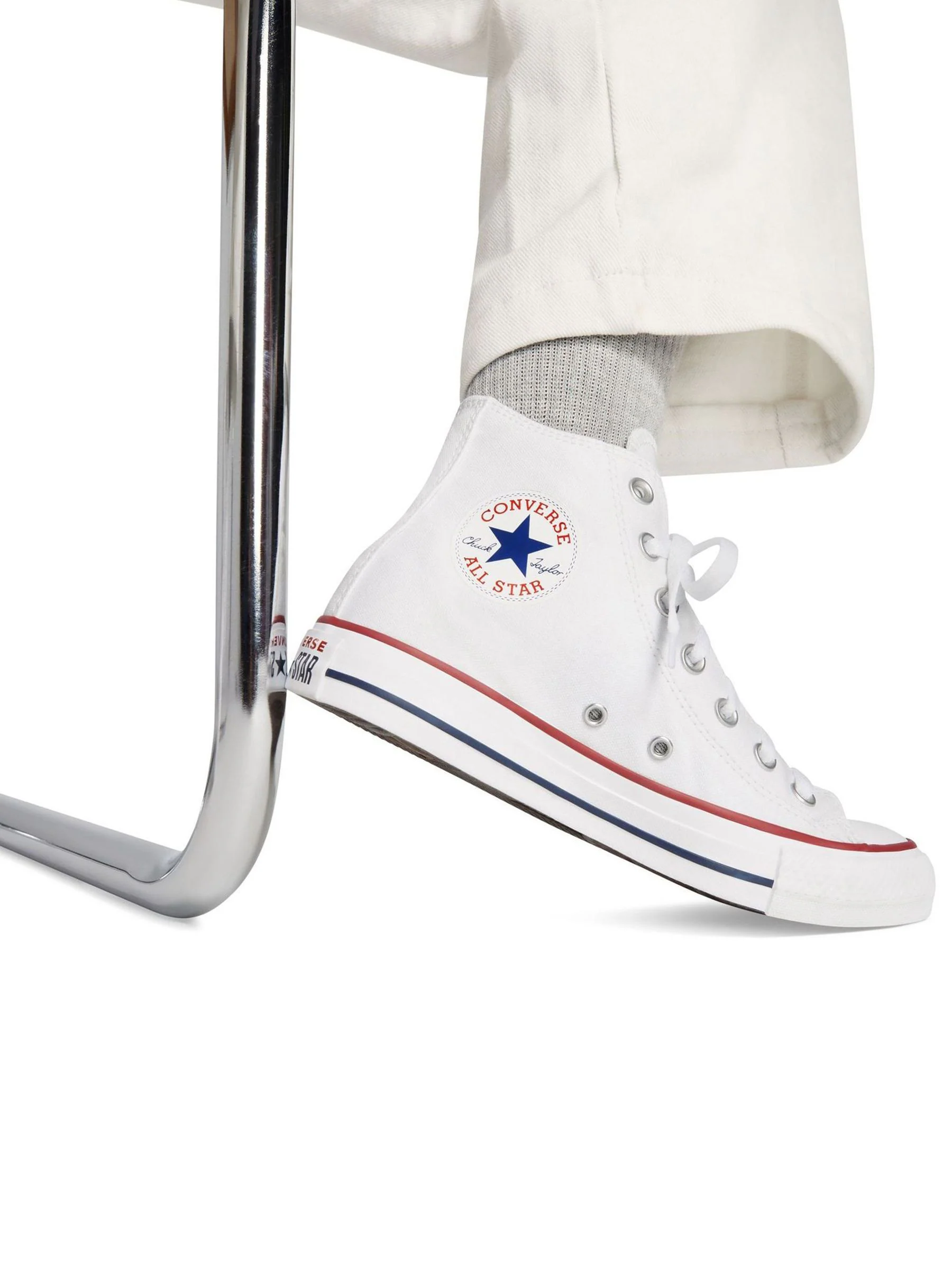 Wit - Converse - Hoge Chuck Taylor All Star sneakers