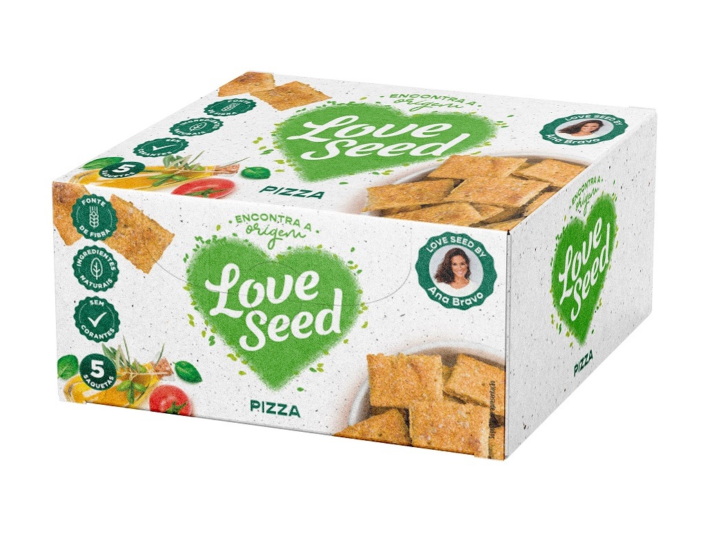 BOLACHAS CRACKER LOVE SEED PIZZA 150G
