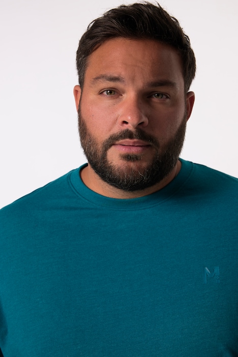 Men+ Langarmshirt, Bauchfit, Spezialschnitt, Basic, Rundhals, bis 8 XL
