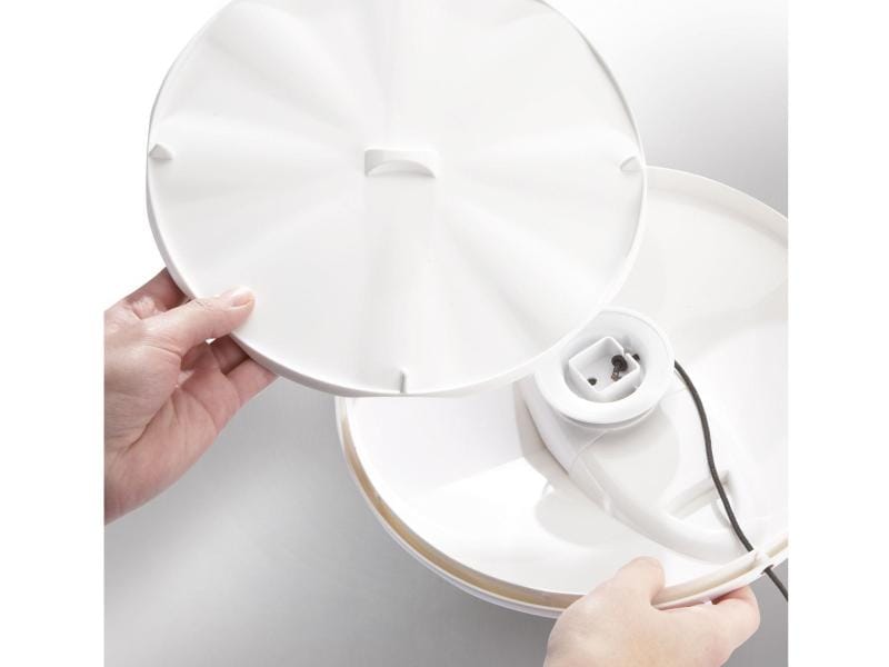 Leifheit Salatschleuder ComfortLine 26 cm, Weiss Für die schnelle Trocknung Ihres Salates