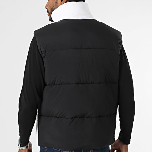 Doudoune Sans Manches 4665 Blanc Noir