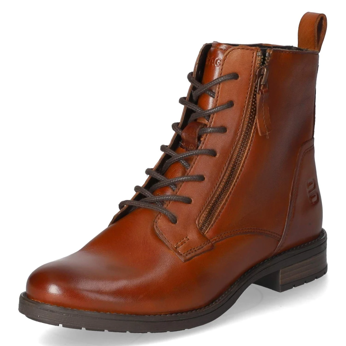 TT.BagattSchnürstiefeletten - Cognac