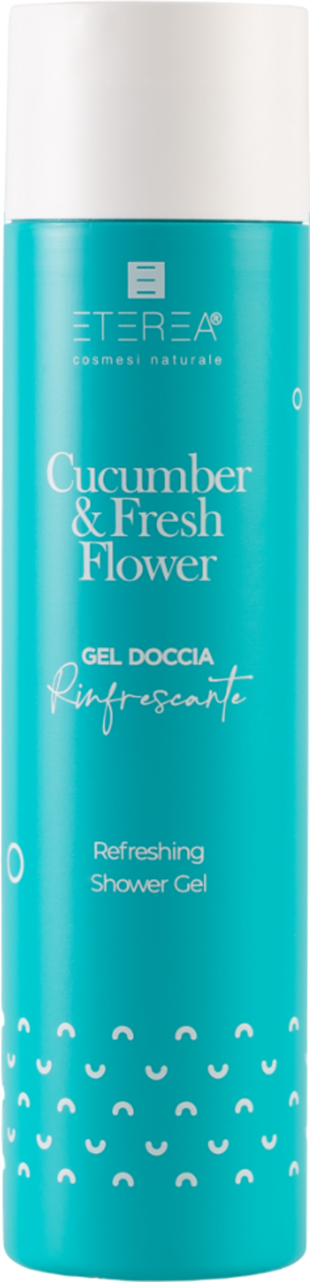 ETEREA Cosmesi Naturale  Cucumber & Fresh Flower Refreshing Shower Gel, 250 ml