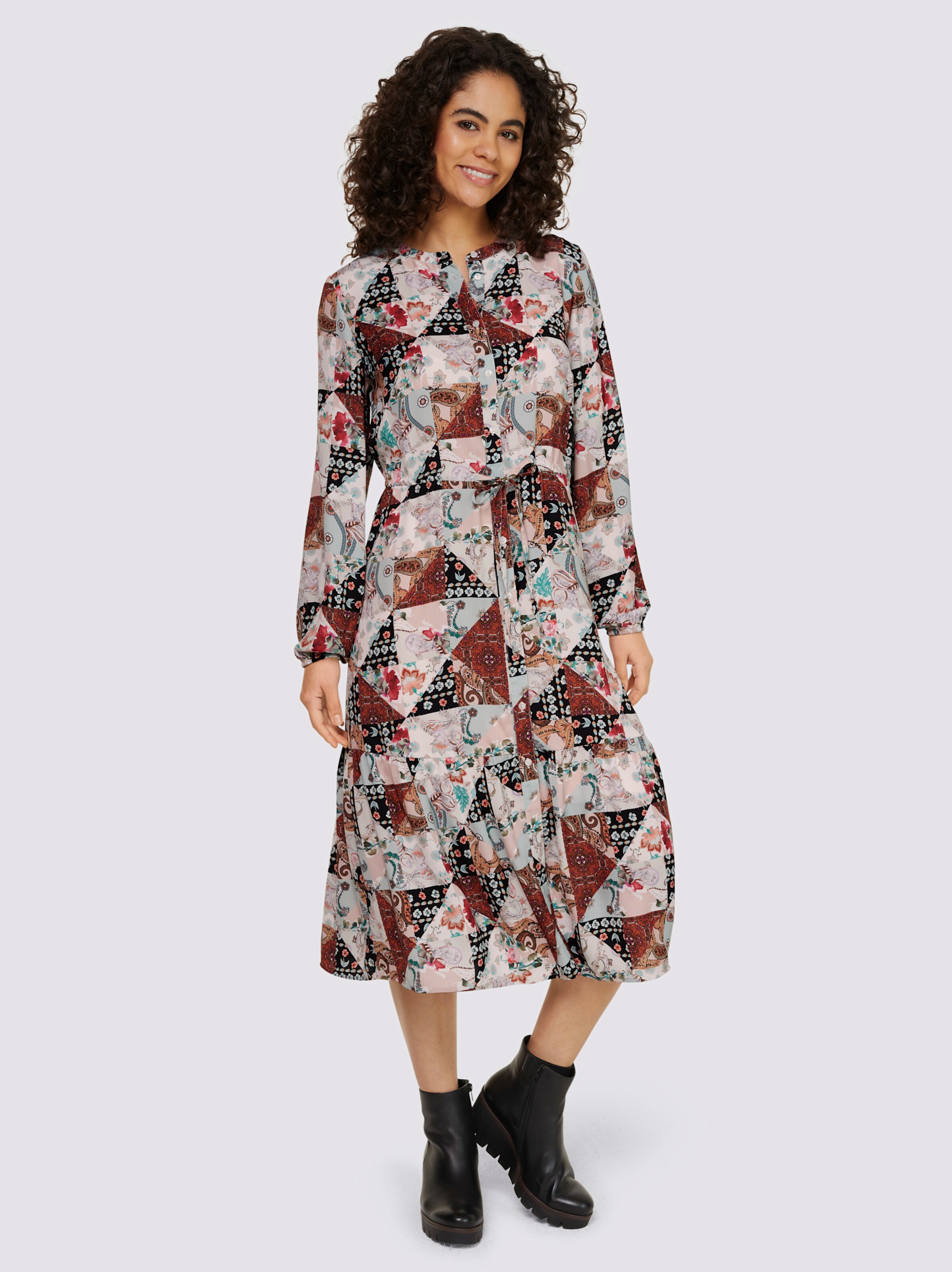 Druck-Kleid