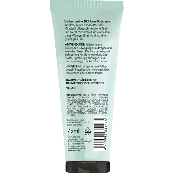 10% Urea Fußcreme