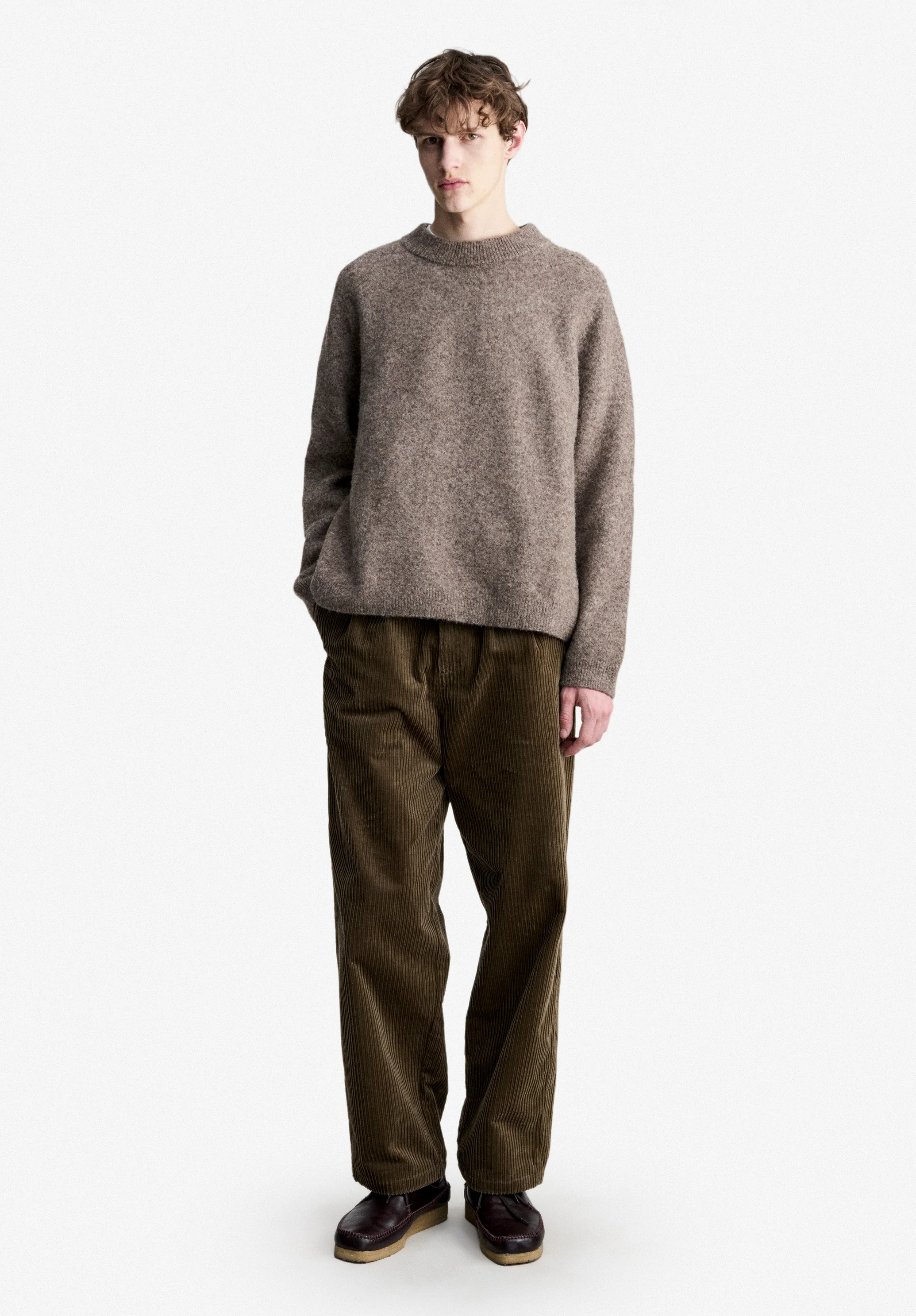 Pull ample marron taupe - Taupe