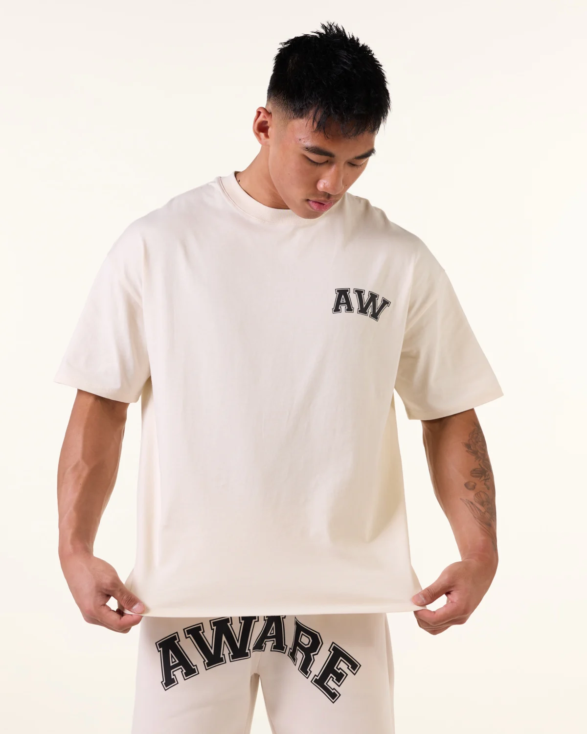AWARE Oversized Tee Offwhite