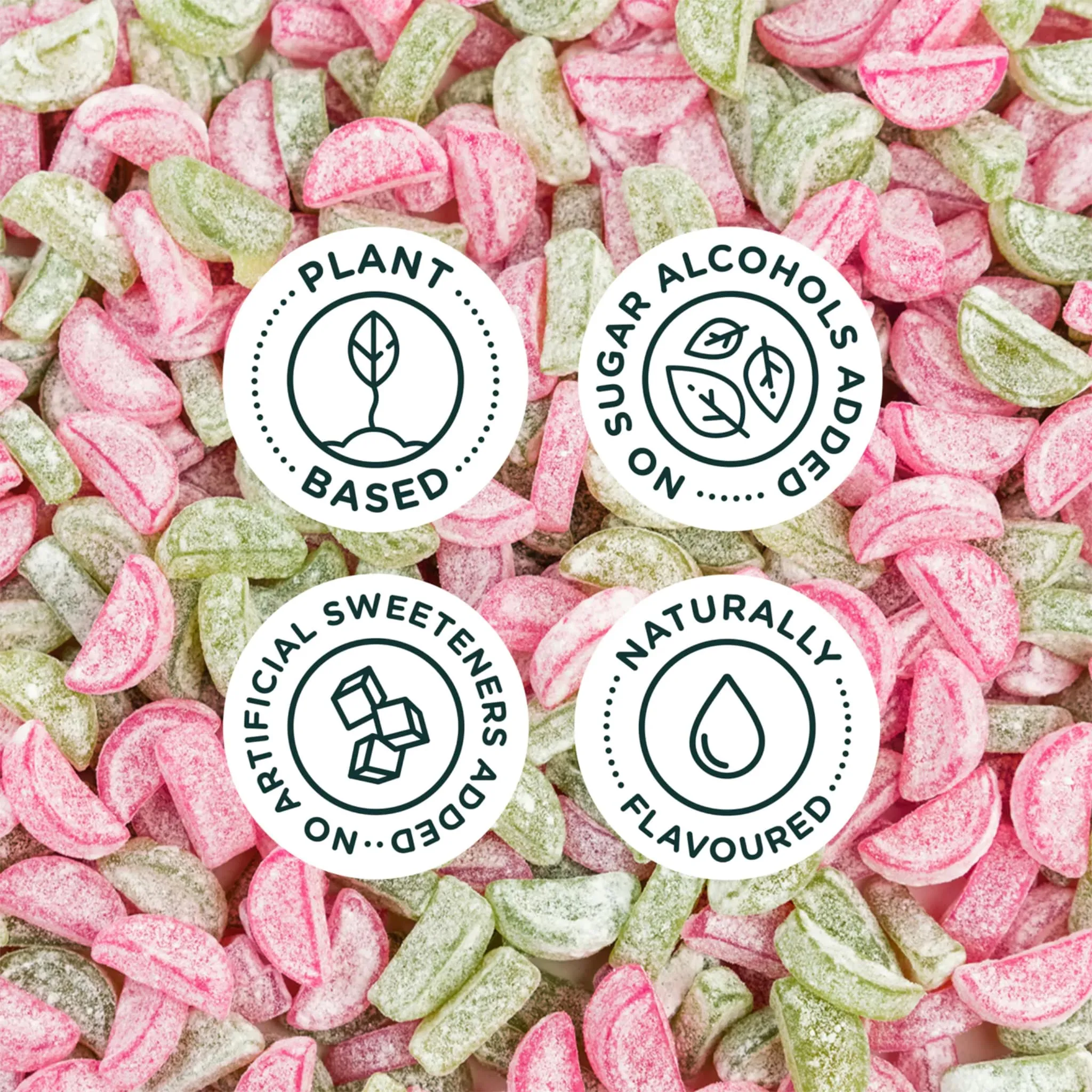SmartSweets Bonbons Bouchées SurMelon 50g