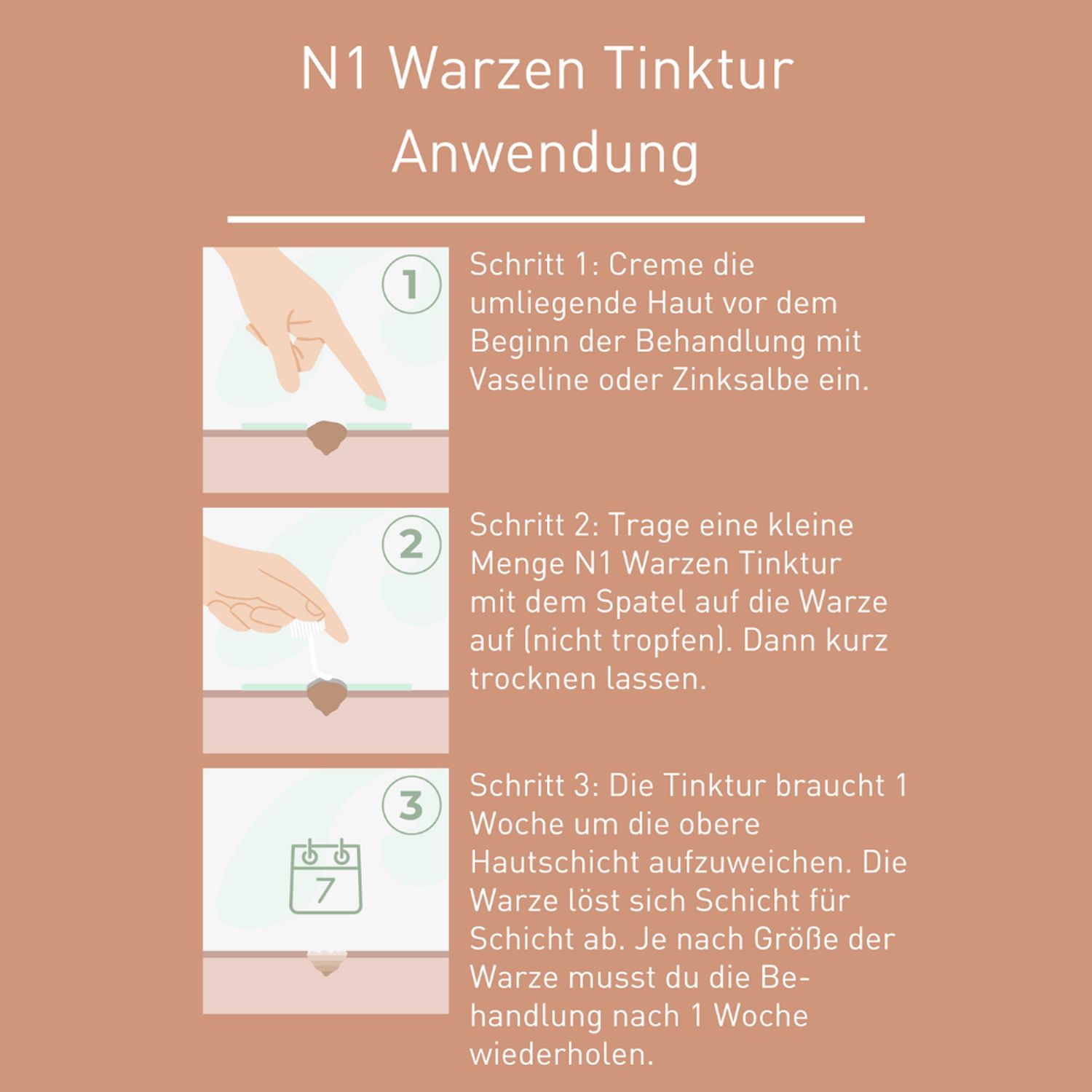 N1 Anti Warzen Tinktur – schnell & effektiv ab der ersten Anwendung