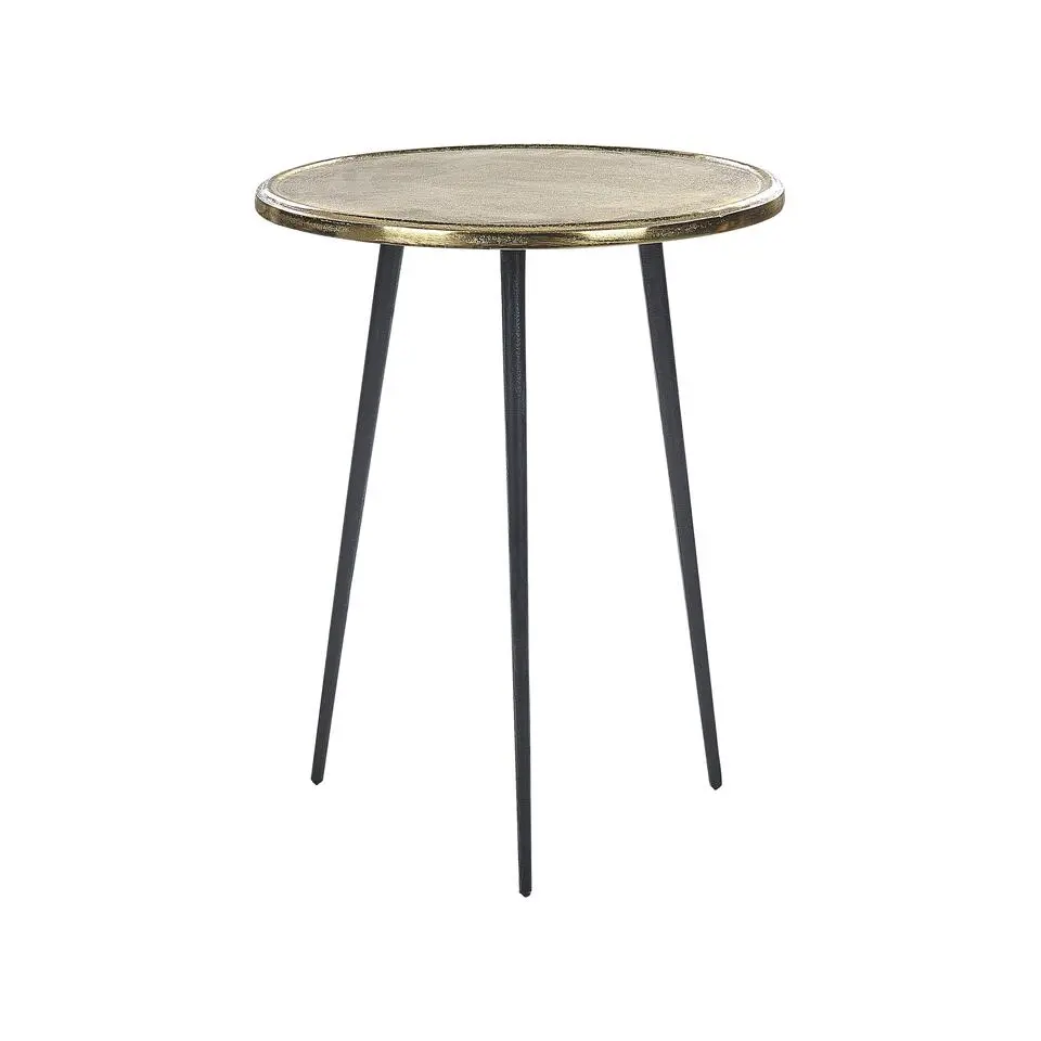 TELFER - Bijzettafel - Goud - Aluminium