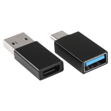 Q-Link Adapters USB-A naar USB-C en USB-C naar USB-A 2 stuks