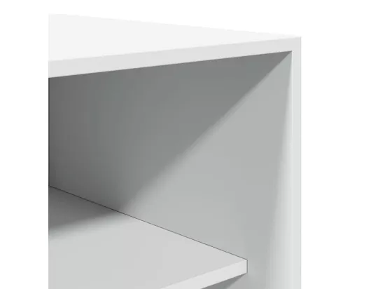 Garde-robe Blanc 100x50x200 cm Bois d'ingénierie