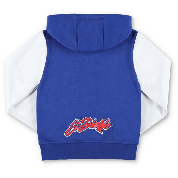 Fabio Quartararo - Sweat zippé à capuche enfant Dual FQ20 Yamaha Bleu / Blanc / Rouge