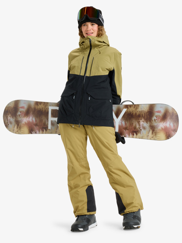 GORE-TEX® Stretch Purelines Veste de snow technique Beige Femme