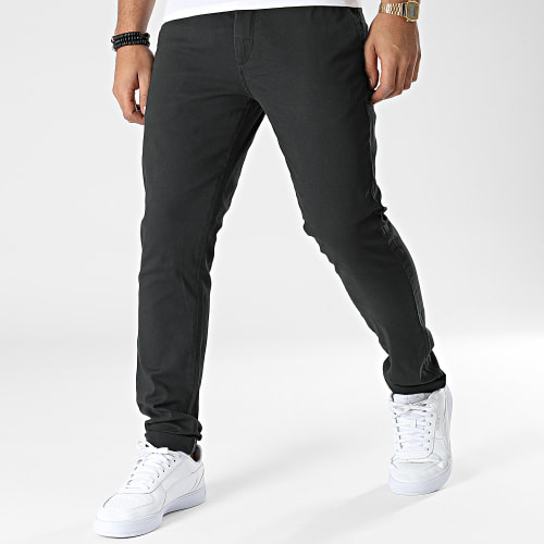 Lot De 2 Pantalons Chino Marco Dave Vert Kaki Noir