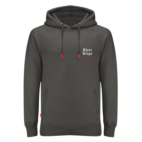 Sweat à capuche Kumu 3 Rois Gris