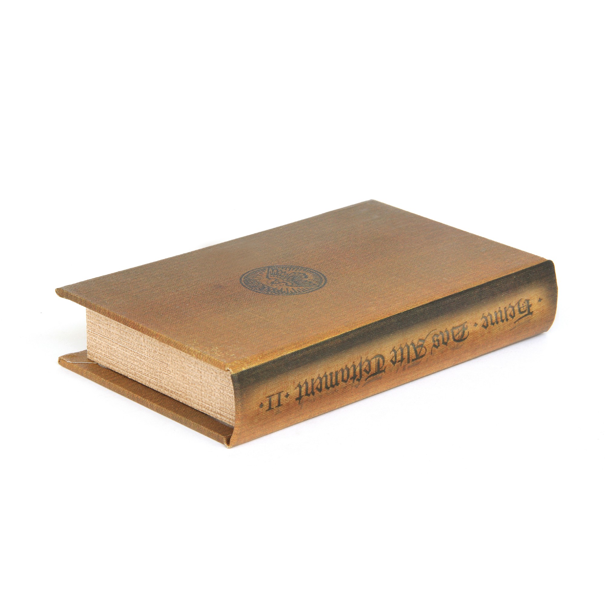 Buchhülle 'Das Alte Testament II', T 3 cm, B 11 cm, H 17 cm von fischer's lagerhaus