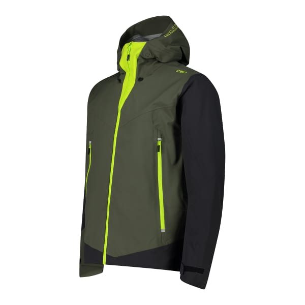 Veste ski de randonnée CMP MAN JACKET FIX HOOD OIL GREEN