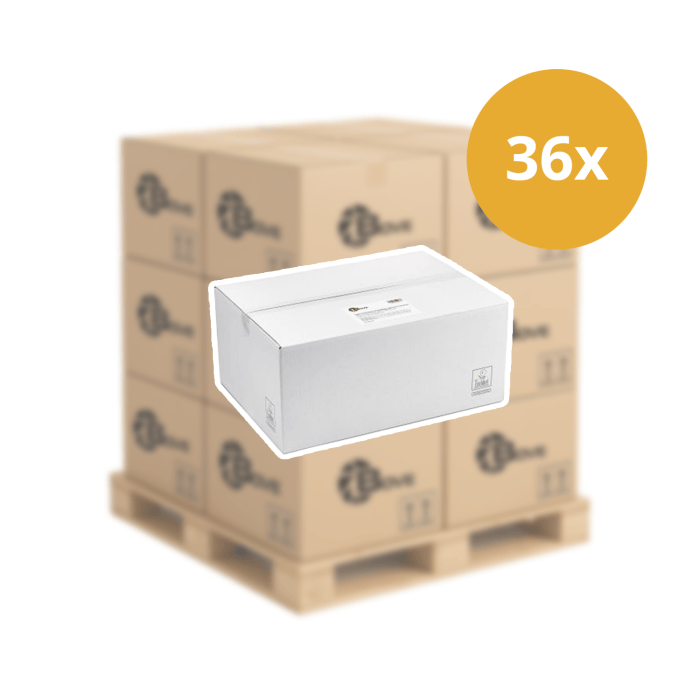 Per pallet Handdoek Papieren Z vouw 2 laags 24x21cm Zigzag 21x24cm cellulose PALLET (8204000P) ACTIE