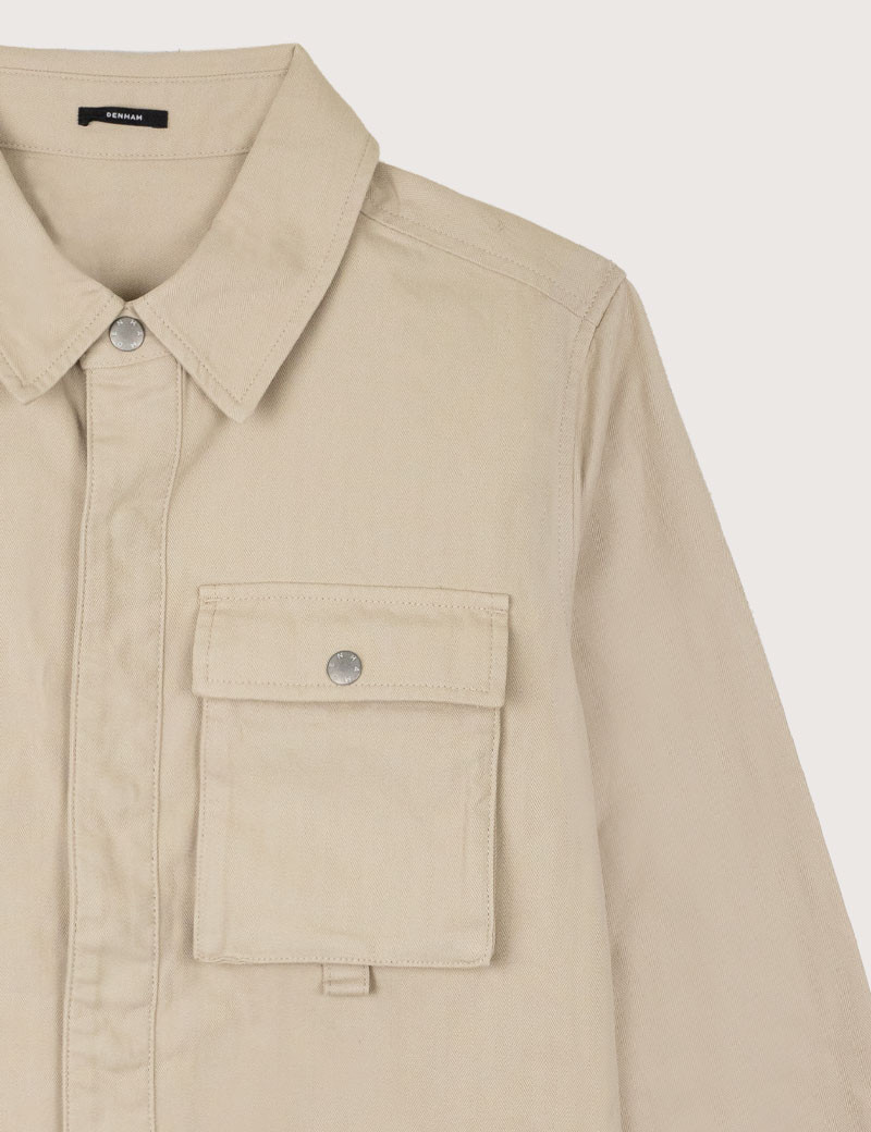 DENHAM SURCHEMISE HOMME BEIGE