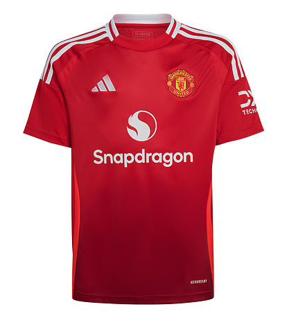 adidas Performance T-shirt - MUFC - R?d/Hvid