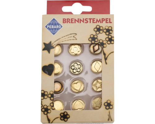Brandijzervormen, set van 12 stuks