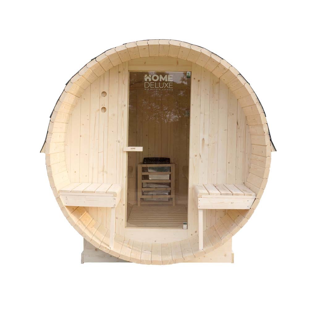 HOME DELUXE Outdoor Fasssauna LAHTI -versch. Ausführungen