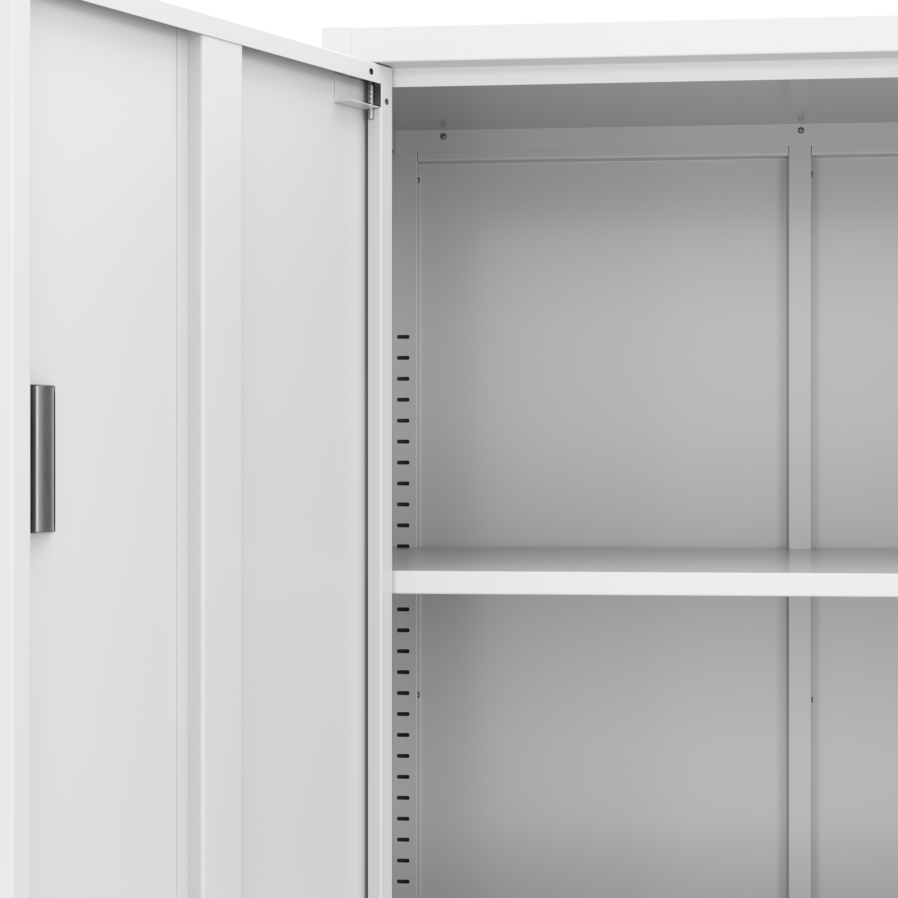 Aktenschrank mit 4 Türen 90 x 185 cm weiss