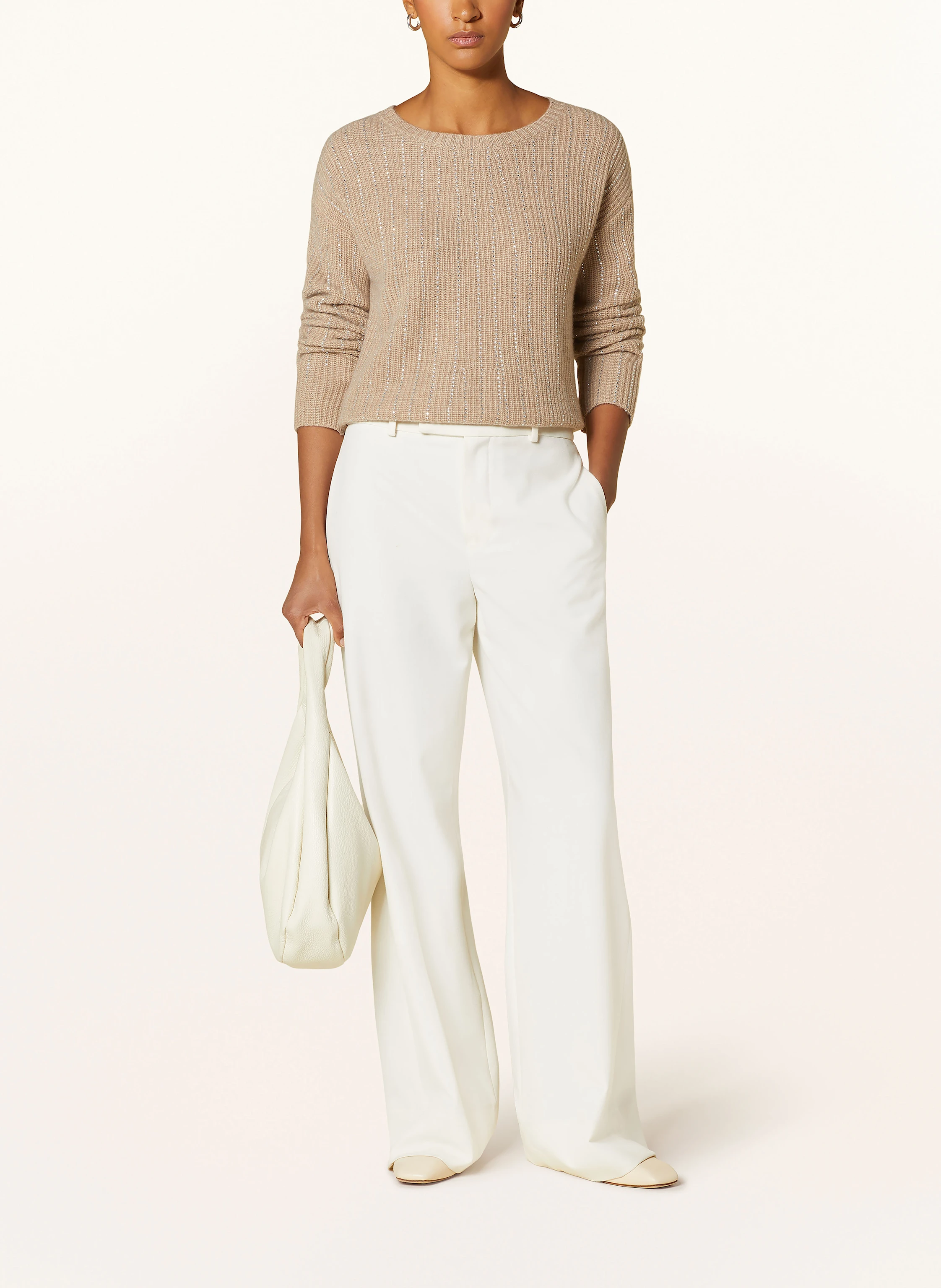 Princess GOES HOLLYWOOD Pullover mit Cashmere und Schmucksteinen
