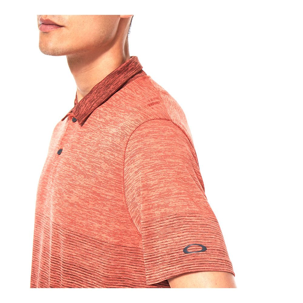 Oakley AGAINST GRAIN - Polo Homme sunset hthr