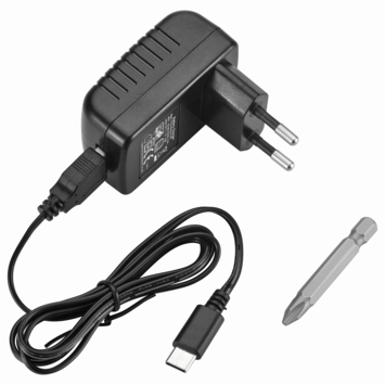 LUX accuschroevendraaier 3.6 volt met draaibaar handvat