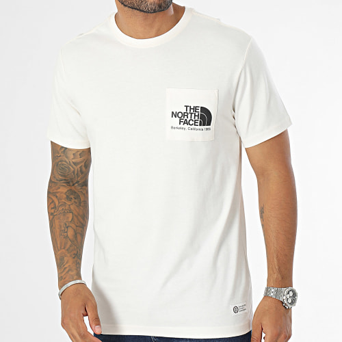 Tee Shirt Poche California Blanc