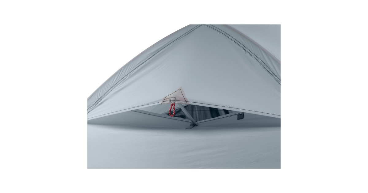 MSRHubba Hubba NX 2-Person Backpacking Tent  (Lichtgrijs/rood)