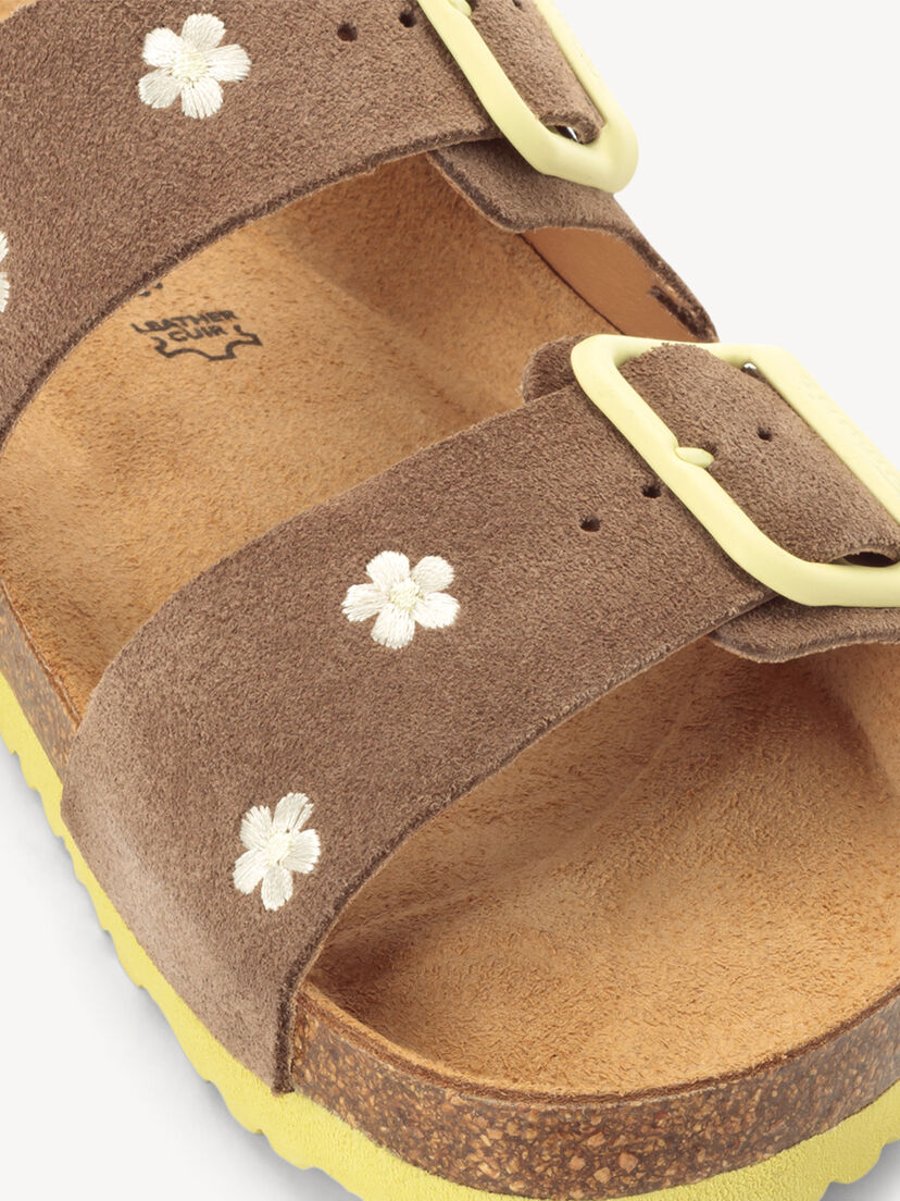 Leren Slipper - bruin
