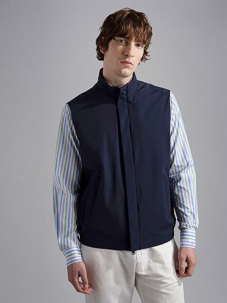 PAUL & SHARK Gilet dunkelblau