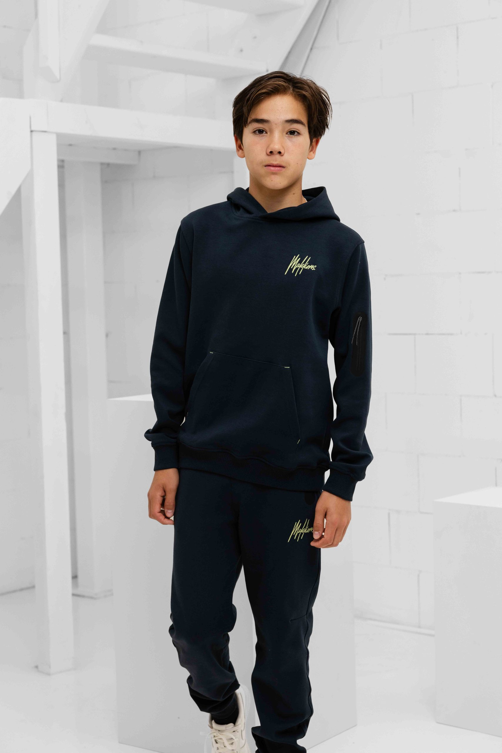 Malelions Counter Trainingspak Kids Donkerblauw