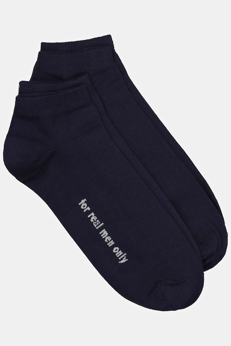 Sneakersocken, 2er Pack, uni