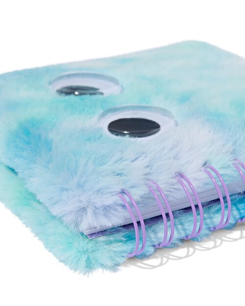 carnet 15.5x14.3cm yeux pelucheux