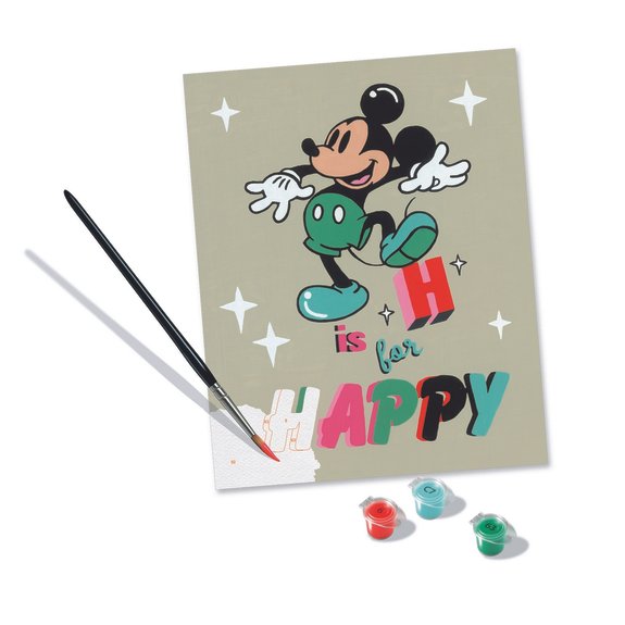 Mickey Mouse - Creart - Grand - H is for Happy
