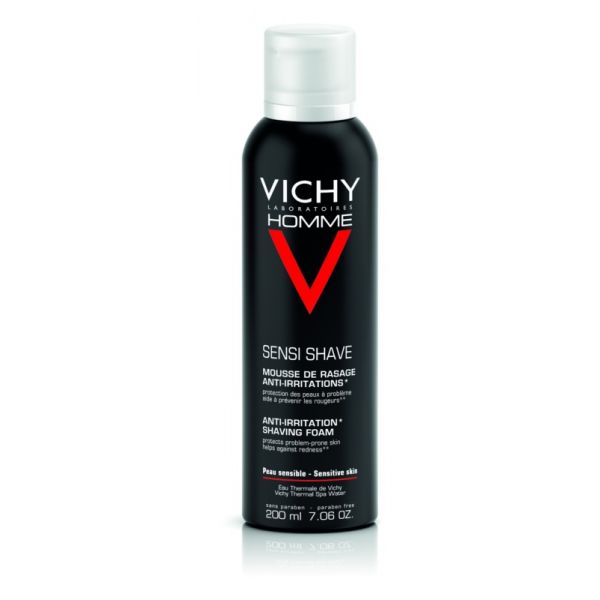 Vichy Homme Espuma de Barbear Anti-Irritações 200ml