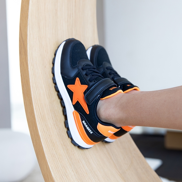 Braqeez jongens sneakers met oranje ster